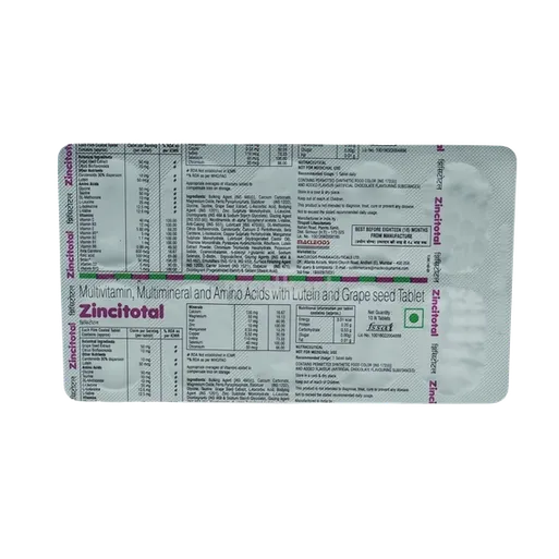 zincitotal tablet 10's
